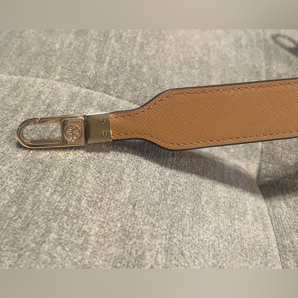 NEW Tory Burch Replacement Brown Leather Bag Purse Strap With Gold Hardware - Picture 7 of 12